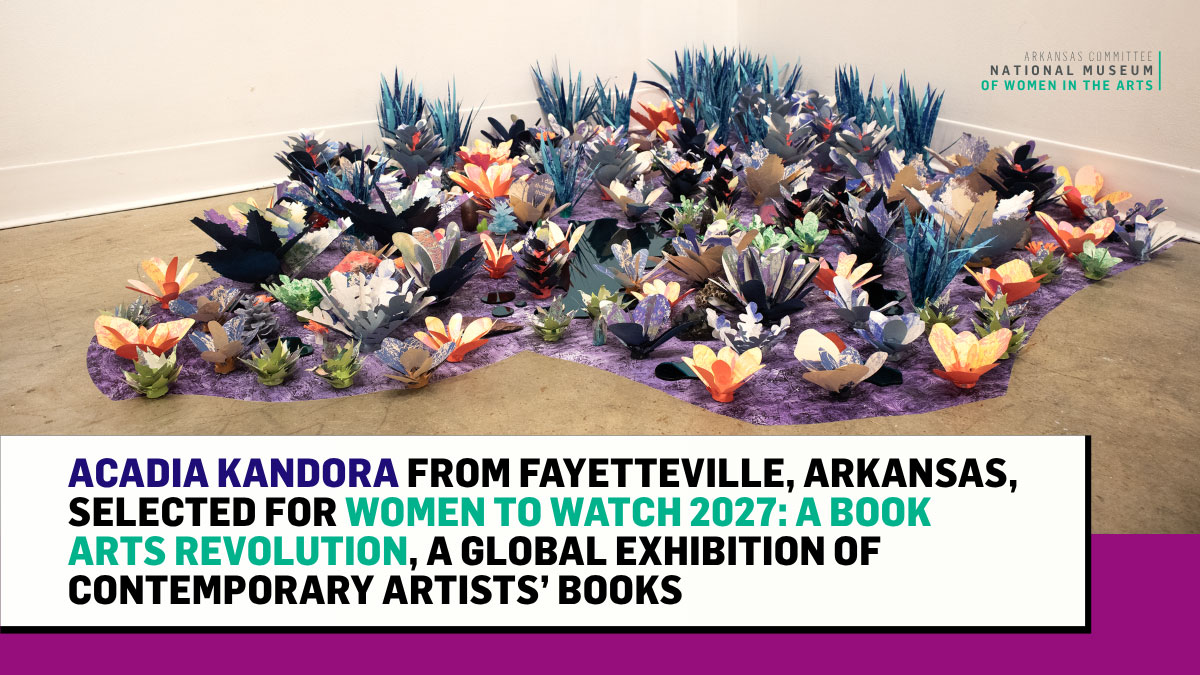 Artwork by Acadia Kandora with Women to Watch 2027 Selection graphic